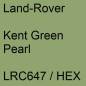 Preview: Land-Rover, Kent Green Pearl, LRC647 / HEX.